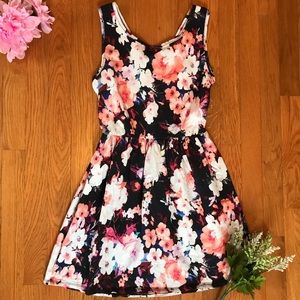 🌸Floral Dress Lace-Up Back🌸